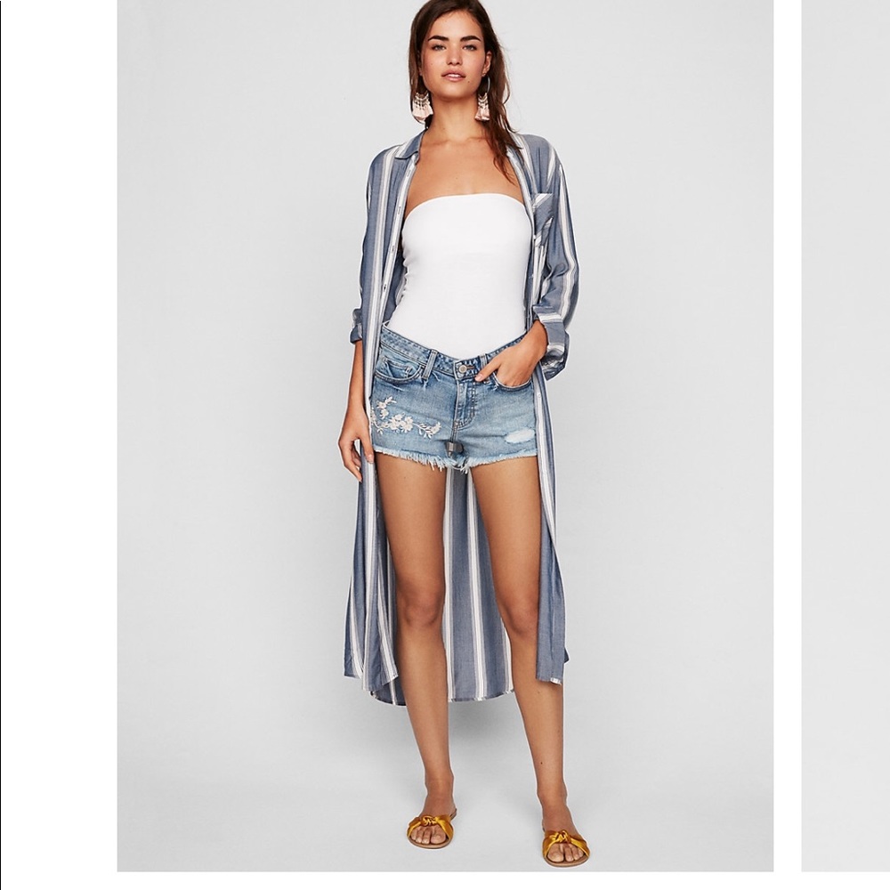 iso express striped duster